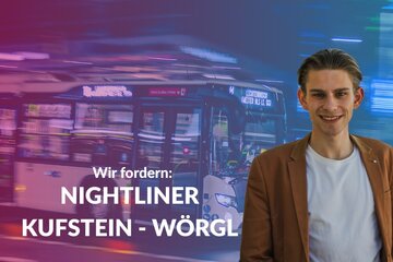 Imagem da petição Mobilität in Kufstein: Nightliner im Bezirk Kufstein ermöglichen!