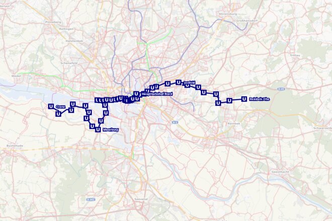 Immagine della petizione Mobilitätswende geht anders: Eine neue U-Bahn-Linie für Hamburgs Süden - U6, jetzt!