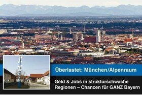 Imagen de la petición:@MP Söder: Miet-WAHNSINN München, LEERSTAND N-/O-Bayern!? STOPPT Metropol-Hype! JOBS raus aufs Land!