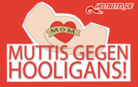 Малюнок петиції:Mutti für die Bundesliga! Mit Herz gegen Hooligans