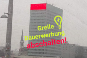 Малюнок петиції:MVV-Leuchtturm abschalten