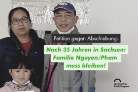 Bild der Petition: Nach 35 Jahren: Familie Pham/Nguyen muss in Deutschland bleiben! #‎phamphisonbleibt 