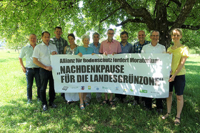 Petīcijas attēls:Nachdenkpause für die Landesgrünzone!