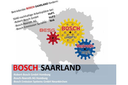 Bild der Petition: Nachhaltiger Erhalt der Arbeitsplätze bei Bosch im Saarland