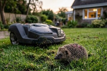 Bild der Petition Nachtfahrverbot für Mähroboter im Kreis Groß-Gerau zum Schutz der Igel