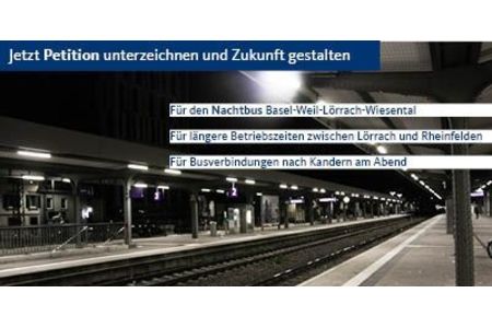 Poza petiției:Nahverkehr im Kreis Lörrach verbessern!