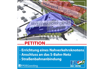 Image of the petition Nahverkehrsknoten Gösting - JETZT