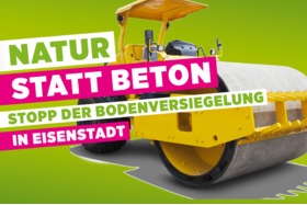Снимка на петицията:NATUR STATT BETON : Stopp der Bodenversiegelung in Eisenstadt