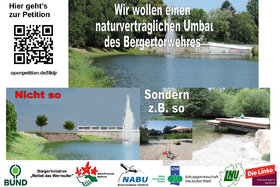 Bild der Petition: Naturverträglicher Umbau des Bergertorwehrs