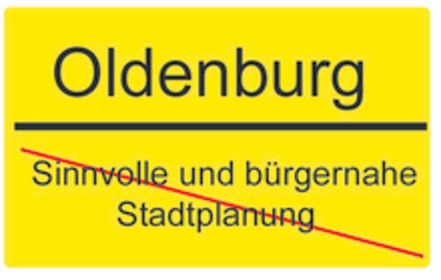 Bilde av begjæringen:Nein, zu geknebelter Einzelhandelsentwicklung in Oldenburg