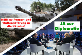 Bild der Petition: NEIN zu Panzer- und Waffenlieferung in die Ukraine – JA zur Diplomatie