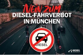 Billede af andragendet:Nein zum Diesel-Fahrverbot in München