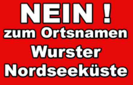 Foto da petição:Nein zum einheitlichem Ortsnamen "Wurster Nordseeküste"