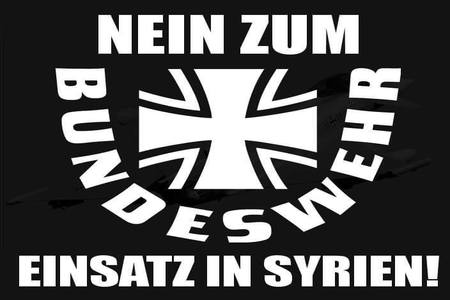 Bild der Petition: Nein zum Einsatz der Bundeswehr in Syrien