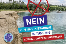Bild der Petition: Nein zum Nasskiesabbau im Tüßlinger Hochholz!