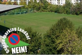 Kép a petícióról:Nein zum Quartierparking Landhof !