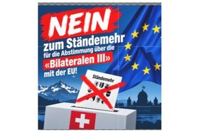 Slika peticije: Nein zum Ständemehr für die Abstimmung über die “Bilateralen III” mit der EU!