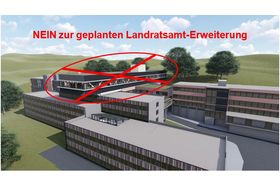 Bild der Petition: NEIN zum 11 Mio. Euro teuren Landratsamt - Ausbau! gegen die Beschädigung des Stadtbildes von Calw!