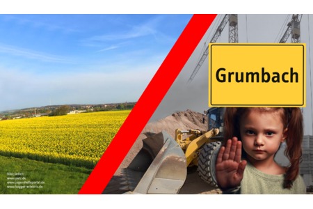 Billede af andragendet:NEIN, zur Änderung des Flächennutzungsplanes der Stadt Wilsdruff - Grumbach braucht Ihre Stimme!