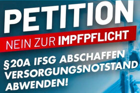 Bild der Petition: Nein Zur Impfpflicht - §20A Ifsg Abschaffen Und Versorgungsnotstand Im Landkreis Zwickau Abwenden!