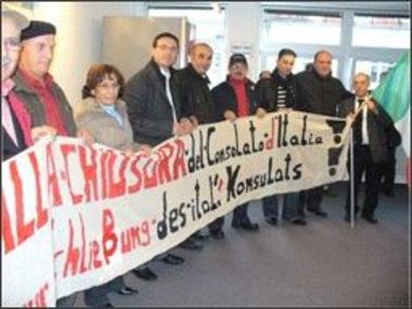 Φωτογραφία της αναφοράς:Nein zur Schliessung Italienischer Konsulate und Kulturinstitute in Deutschland