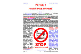 Imagem da petição: ✝️ Nenecháme  Se  Očipovat! ❤️