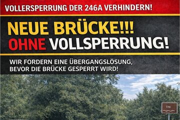 Bild der Petition Neue Brücke, ohne VOLLSPERRUNG