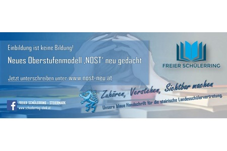 Slika peticije:Neues Oberstufenmodell 'NOST' neu gedacht