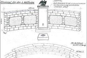 Billede af andragendet:Neues Weltkriegsdenkmal (WK II) in Ruhland ? Bitte ohne Balkenkreuz und Adler !
