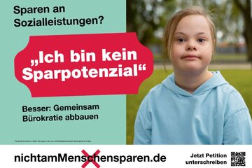 Slika peticije Nicht am Menschen sparen – Bürokratie im Sozialbereich abbauen!