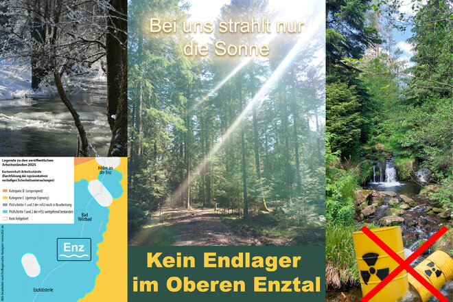 請願書 Nichtberücksichtigung des Oberen Enztals als Standort für ein Endlager für hochradioaktive Abfälle の画像