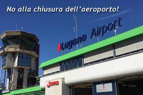 Foto e peticionit:No alla chiusura dell’Aeroporto di Agno