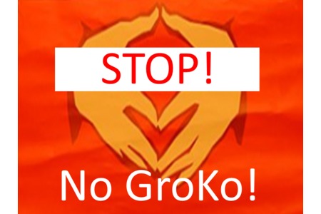 Малюнок петиції:No GroKo! - Wind of Change should be now!