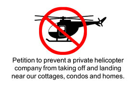 Foto van de petitie:No Helicopter Tours Near Homes On North Beach