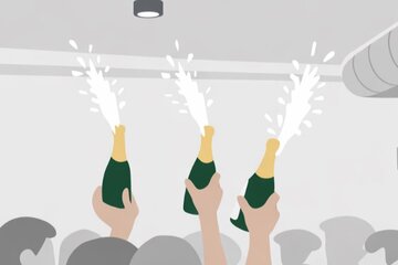 Image of the petition No more sparkling candles indoor!