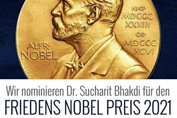 Image of the petition Nominierung von Dr. Sucharit Bhakdi für den FRIEDENS NOBEL PREIS 2021