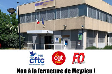 Afbeelding van de petitie Non à la fermeture de la CPAM de Meyzieu
