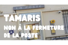 Foto van de petitie:Non à la fermeture de La Poste de Tamaris !