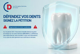 Image of the petition: Non au déremboursement des soins dentaires
