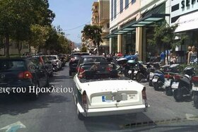 Φωτογραφία της αναφοράς:Όχι οχήματα στους πεζόδρομους του ιστορικού κέντρου του Ηρακλείου