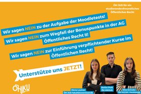 Picture of the petition:Öffentliches Recht muss studierbar bleiben!