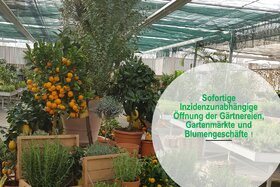 Малюнок петиції:Öffnung der bayerischen Gärtnereien, Gartencenter  und Blumengeschäfte