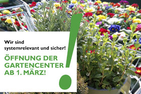 Снимка на петицията:Öffnung der Gartencenter und Gartenfachmärkte ab dem 1. März! Wir sind systemrelevant – und sicher!