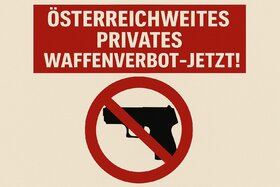 Obraz petycji: Österreichweites privates Waffenverbot – jetzt!