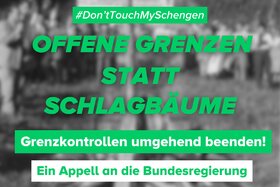 Bild der Petition: Offene Grenzen statt Schlagbäume – Grenzkontrollen umgehend beenden!