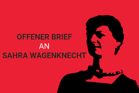 Foto van de petitie:Offener Brief an Sahra Wagenknecht: Danke für Deine tolle Arbeit, bitte mach weiter!