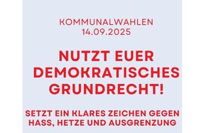 Image of the petition: Offener Brief - für Demokratie, gegen Hass in Selm