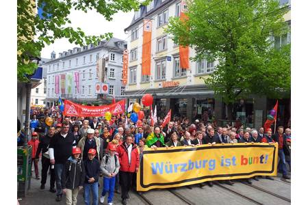 Imagen de la petición:Erklärung von "Würzburg ist bunt"