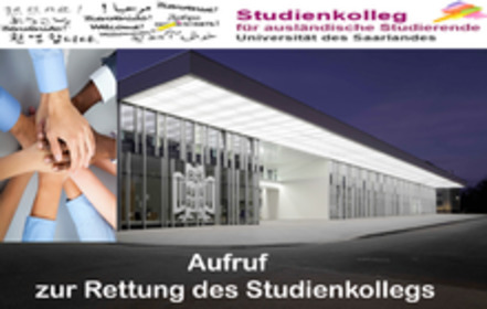 Foto da petição:Offener Brief zur Rettung des Studienkollegs