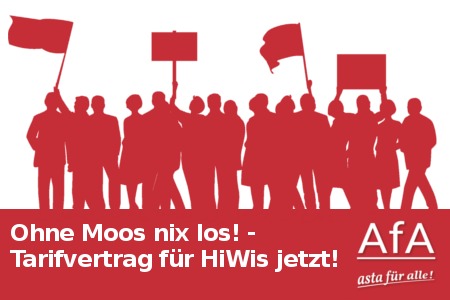 Bild der Petition: Ohne Moos nix los! - Tarifvertrag für HiWis jetzt!